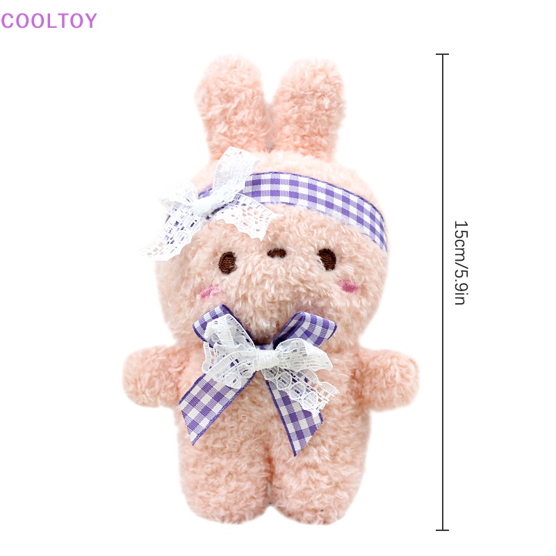 Móc Khóa Thỏ Nhồi Bông Dễ Thương Dùng Làm Quà Tặng Cho Bé