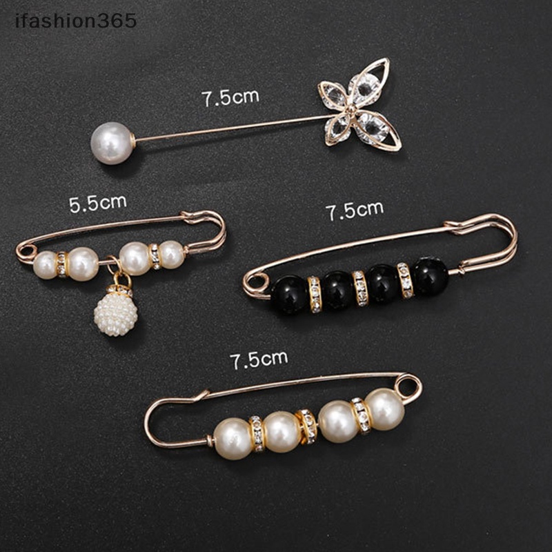 1 Bộ Ghim Cài Áo Đính Ngọc Trai Thời Trang Dành Cho Nữ ifashion365