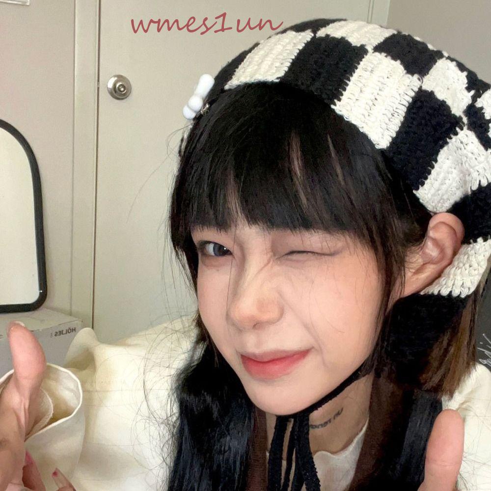 Wmes15h Khăn Quàng Cổ Tam Giác Dệt Kim Co Giãn Ngọt Ngào Dâu Tây Cherry