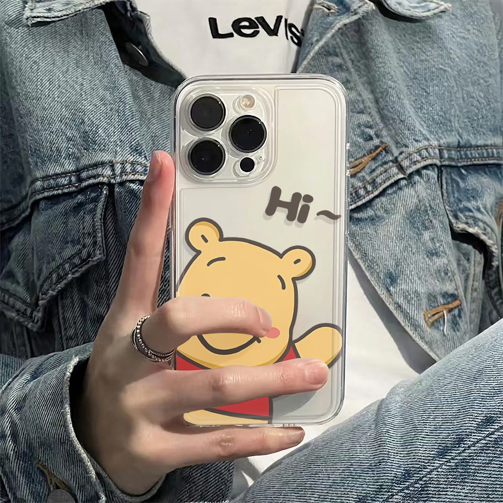 ✅Ốp Điện Thoại Mềm Hình Winnie the Pooh Chống Sốc Maxplus11 6Inhi13 7814pro iPhone12 Z0GN
