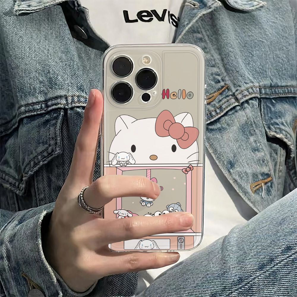 ✅Ốp Điện Thoại Dẻo Họa Tiết Chú Mèo Dễ Thương Chống Sốc Cho Iphone1 iPhone12 7813 6In14Pro max11 UF0I