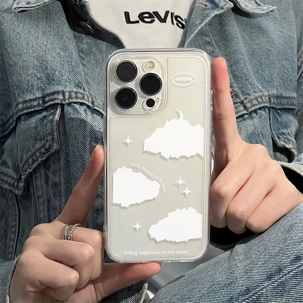 ✅Ốp Điện Thoại Màu Trắng Chống Sốc Cho Iphone12max 13 plus11 14pro 6In78 14