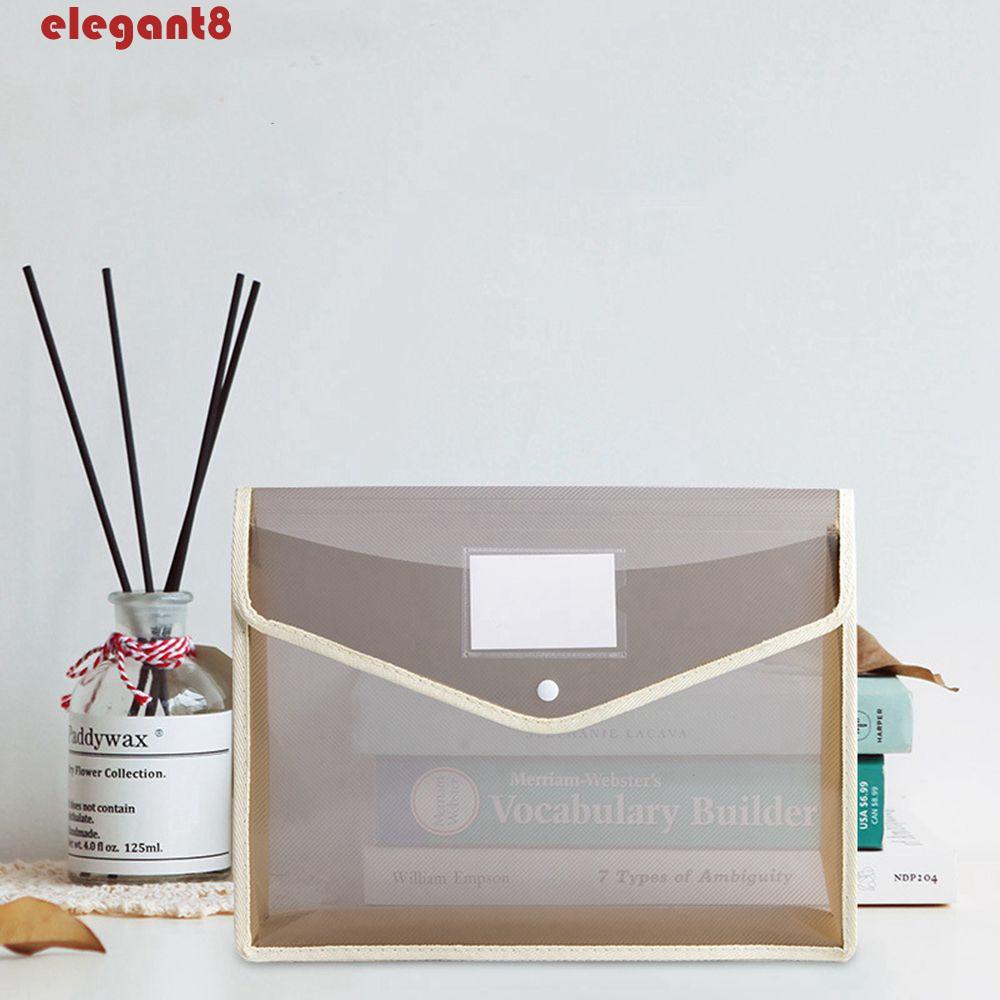 Bìa Đựng Tài Liệu Khổ A4 Thiết Kế Ba Chiều Kèm Nhãn Dán Bằng Nhựa Tiện Dụng