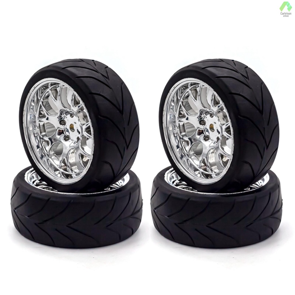 Set 4 Bánh Xe Thay Thế Chuyên Dụng Cho Xe Điều Khiển HSP94123 94122 D5 yokomo RC 1 / 10