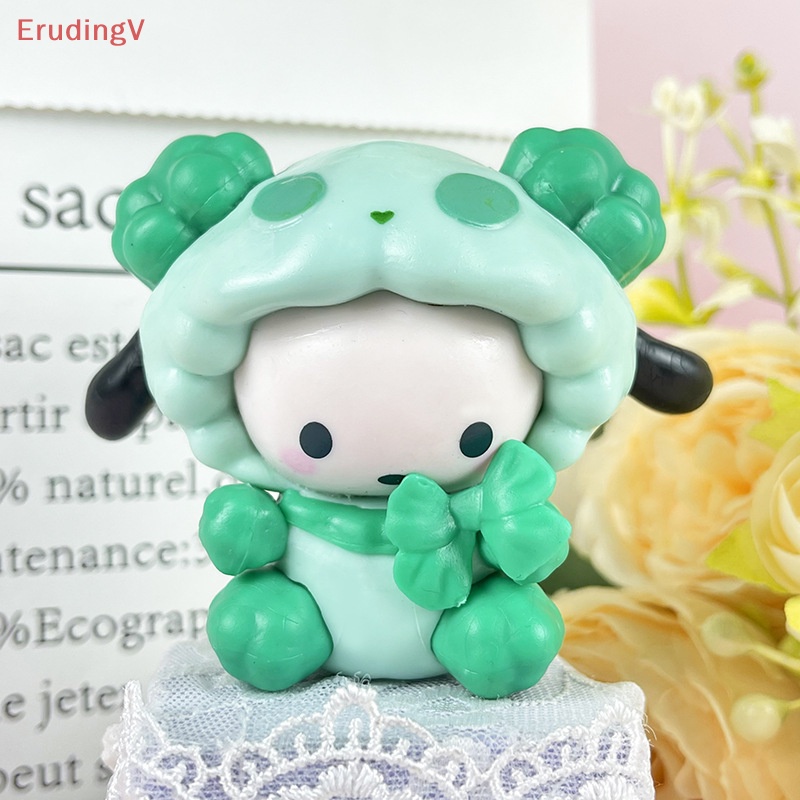 Bộ 6 Mô Hình Nhân Vật Cinnamoroll Kuromi KT Mini Bằng Pvc