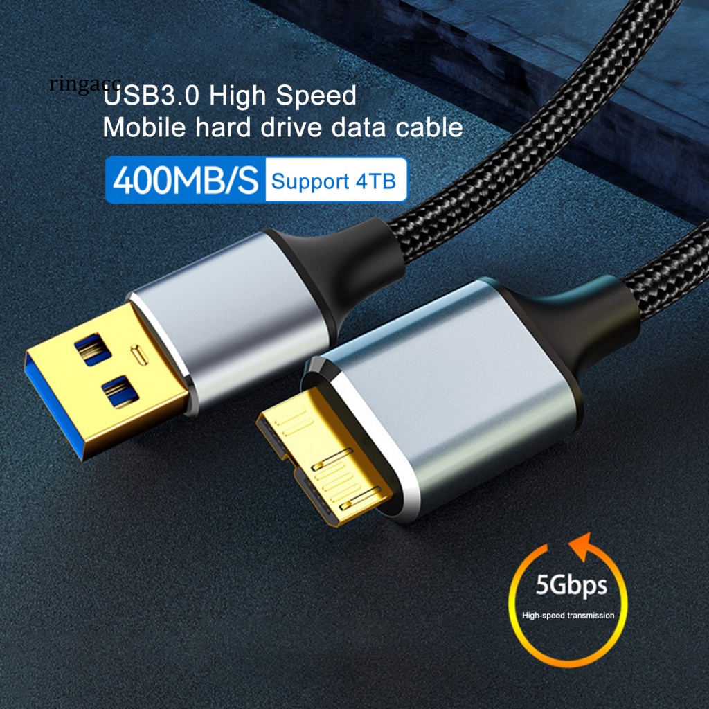 Cáp Sạc Nhanh USB3 5Gbps Chống Nhiễu Bện Dây Thông Dụng