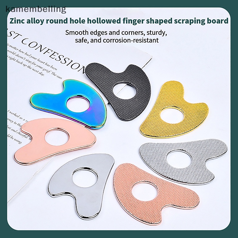 Dụng Cụ Mát Xa Gua Sha Bằng Kim Loại Tiện Dụng Cho SPA EN