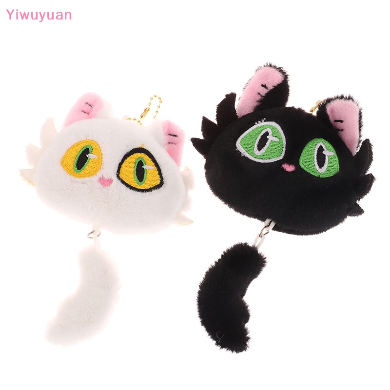 < Yiwuyuan > Móc Khóa Hình Mèo Nhồi Bông Dễ Thương Trang Trí Ba Lô / Túi Xách / Móc Khóa Xe Hơi Mẫu Mới