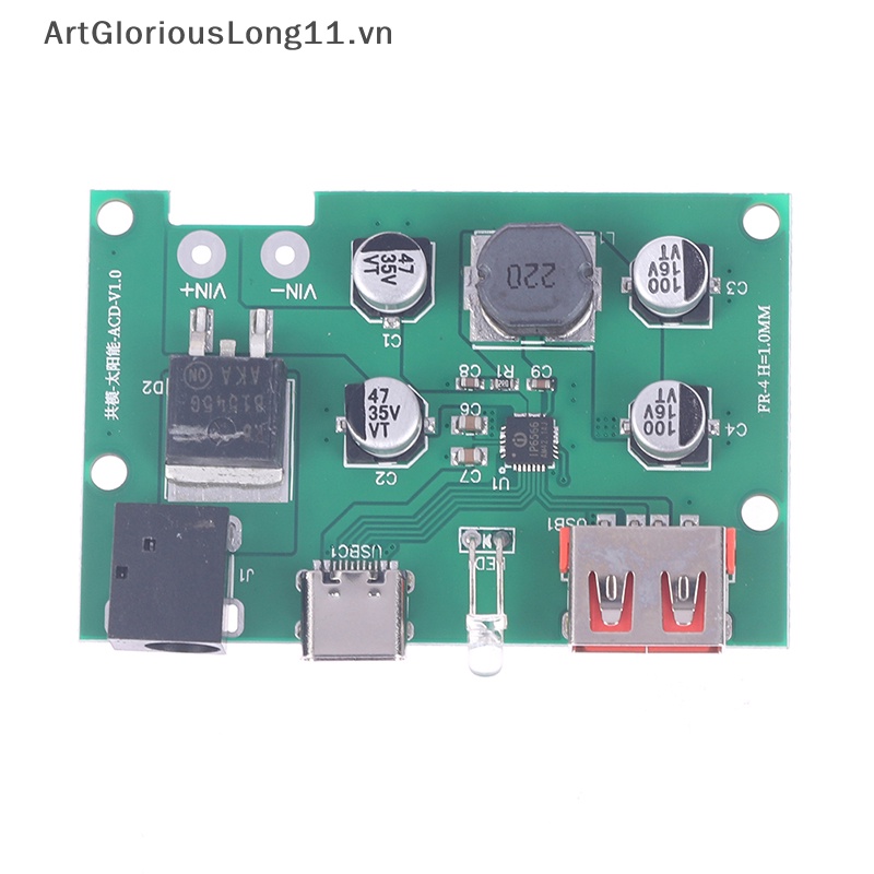 Thiết Bị Điều Chỉnh Điện Áp Năng Lượng Mặt Trời QC 3.0 Hai Cổng USB 5V DIY