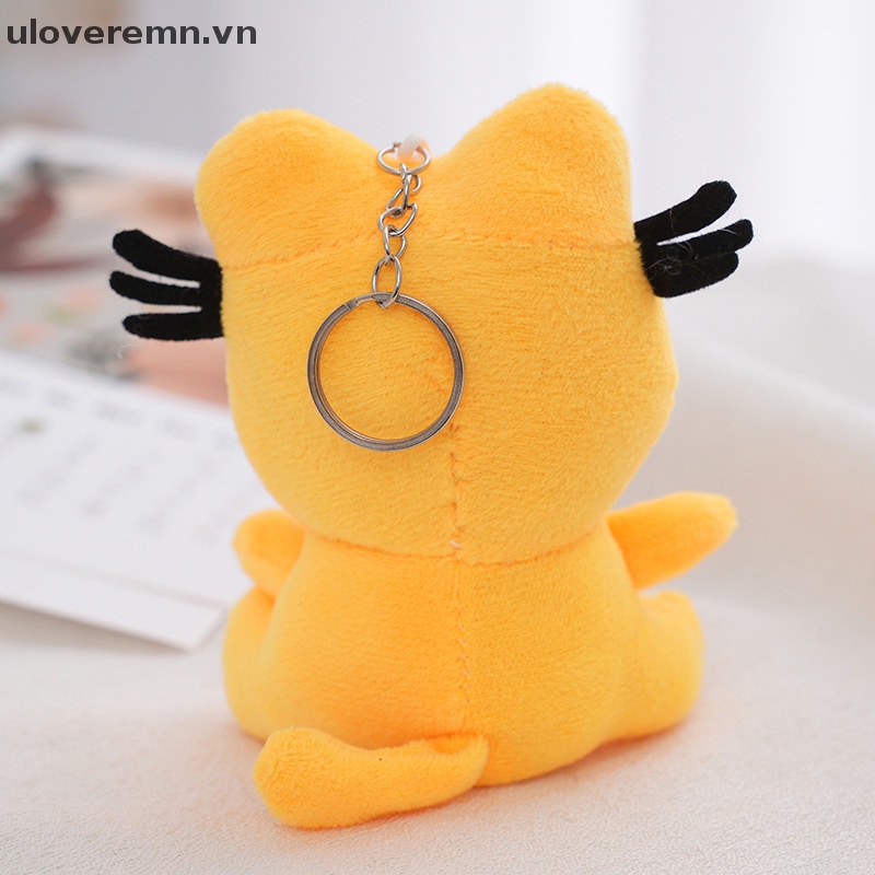 1 Móc Khóa Hình Mèo Garfield Nhồi Bông 12cm Dễ Thương