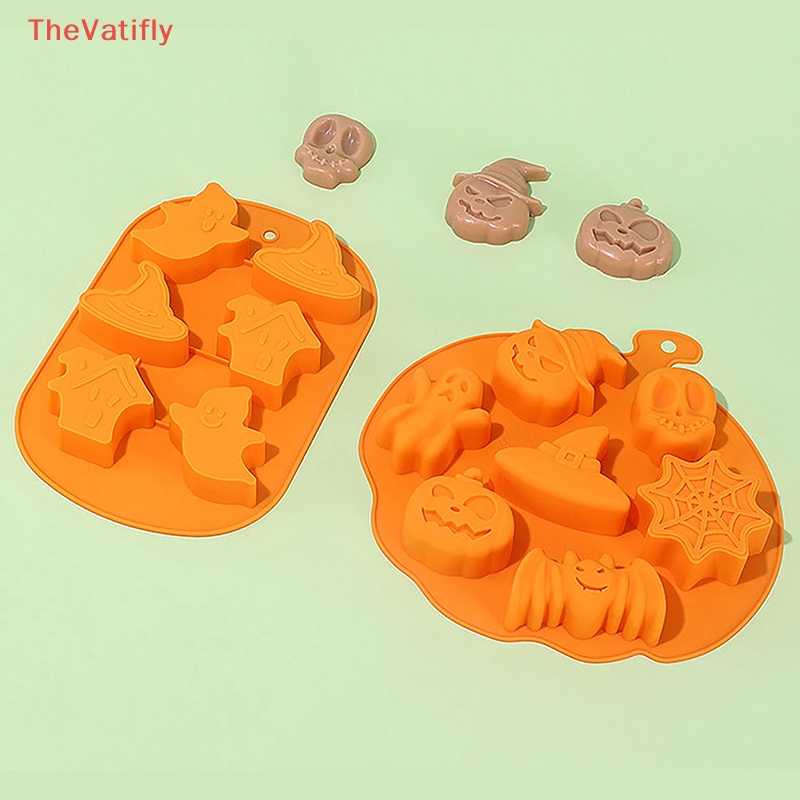 1 Khuôn Silicone Làm Đá / Sô Cô La Chủ Đề Halloween Đáng Sợ