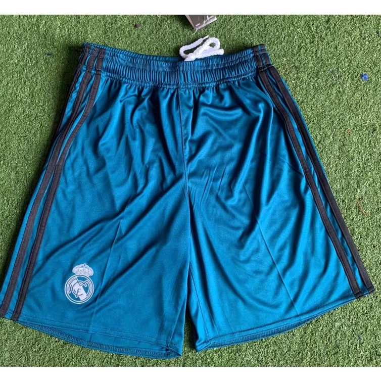 Quần Short Thể Thao Real Madrid 17-18 Phong Cách Vintage Cao Cấp