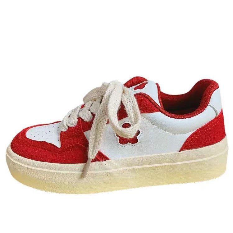 Giày Thể Thao Mũi Tròn Phong Cách Hàn Quốc Thời Trang Mới Cho Nữ