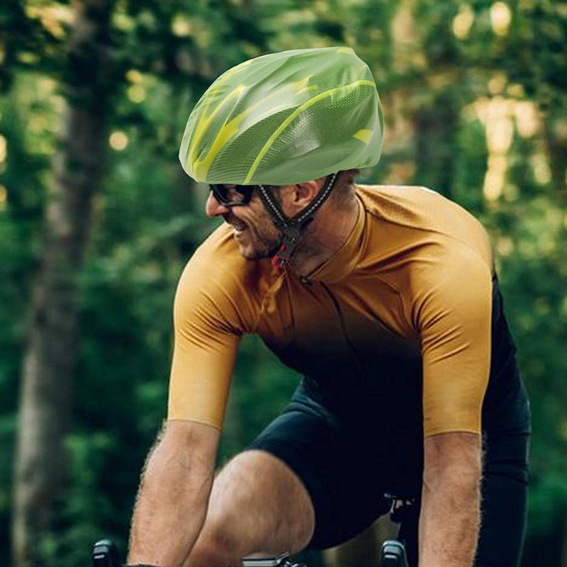 Vỏ Bọc Mũ Bảo Hiểm Chống Gió Mưa Phản Quang Cho Xe Đạp Leo Núi YKD