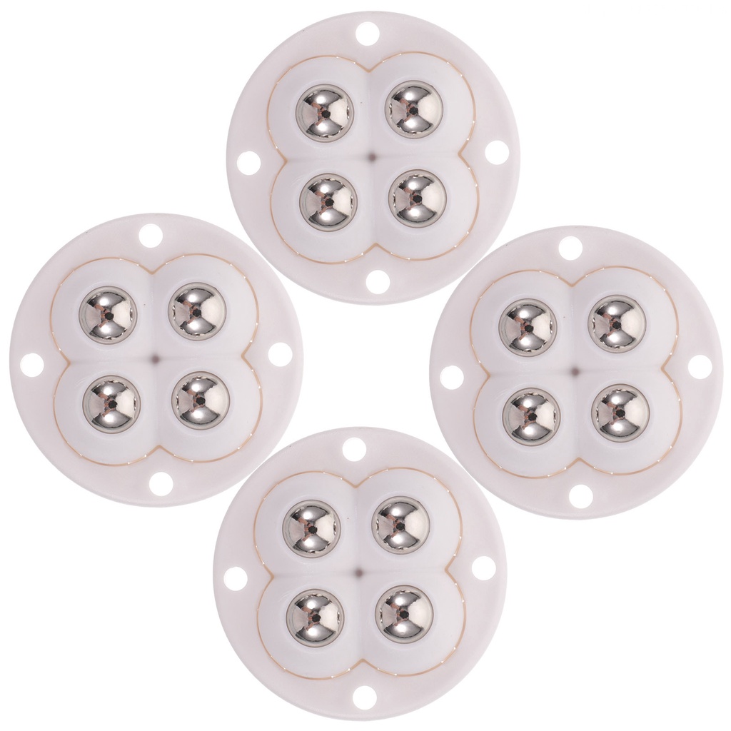 Set 4 Bánh Xe Kim Loại Mini Tự Dính 4.7X4.7X1.5CM