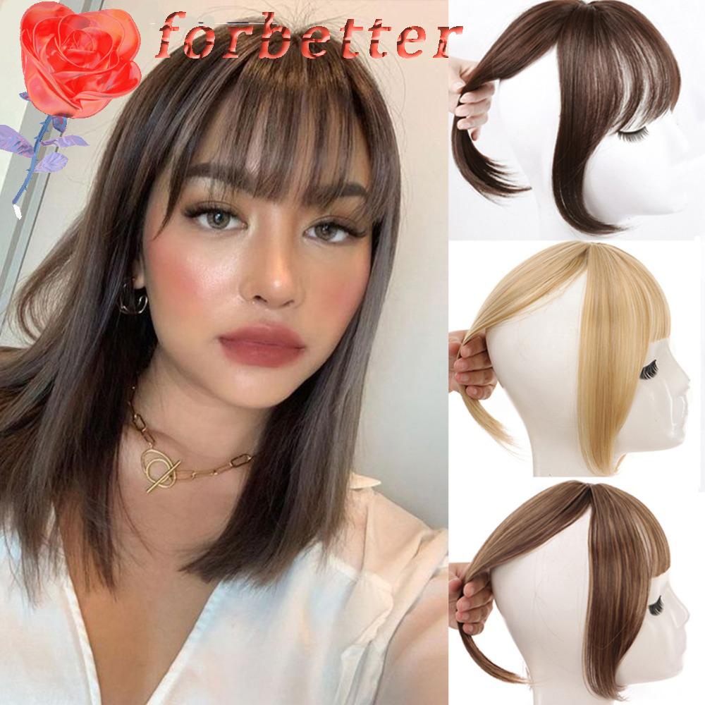 Tóc Mái Giả 3D Thẳng Dài Không Đường May Có Kẹp Cách Nhiệt Cho Nữ