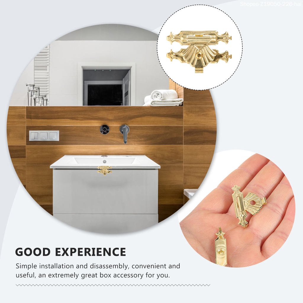 Bộ 20 Chốt Cài Nhỏ Phong Cách Cổ Điển Dùng Trang Trí Hộp Trang Sức