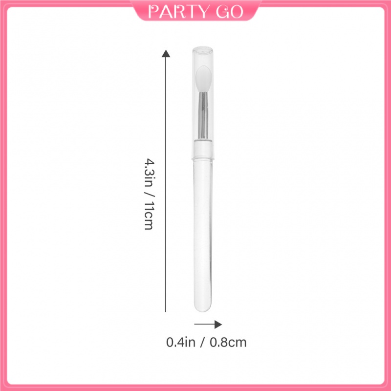 Set 4 Cọ Tô Son Môi Bằng Silicone Tiện Dụng Khi Đi Du Lịch