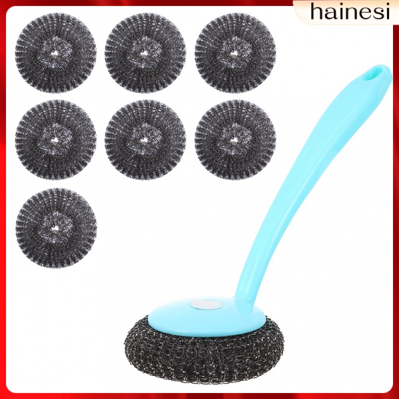 Miếng Bọt Biển Rửa Chén Bằng Thép Không Gỉ Tiện Dụng Cho Nhà Bếp