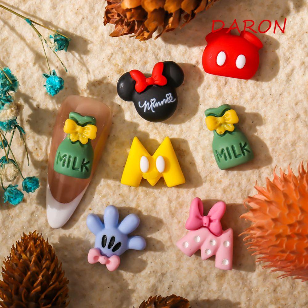 Phụ Kiện Trang Trí Móng Tay 3D Hình Chuột Mickey Dễ Thương