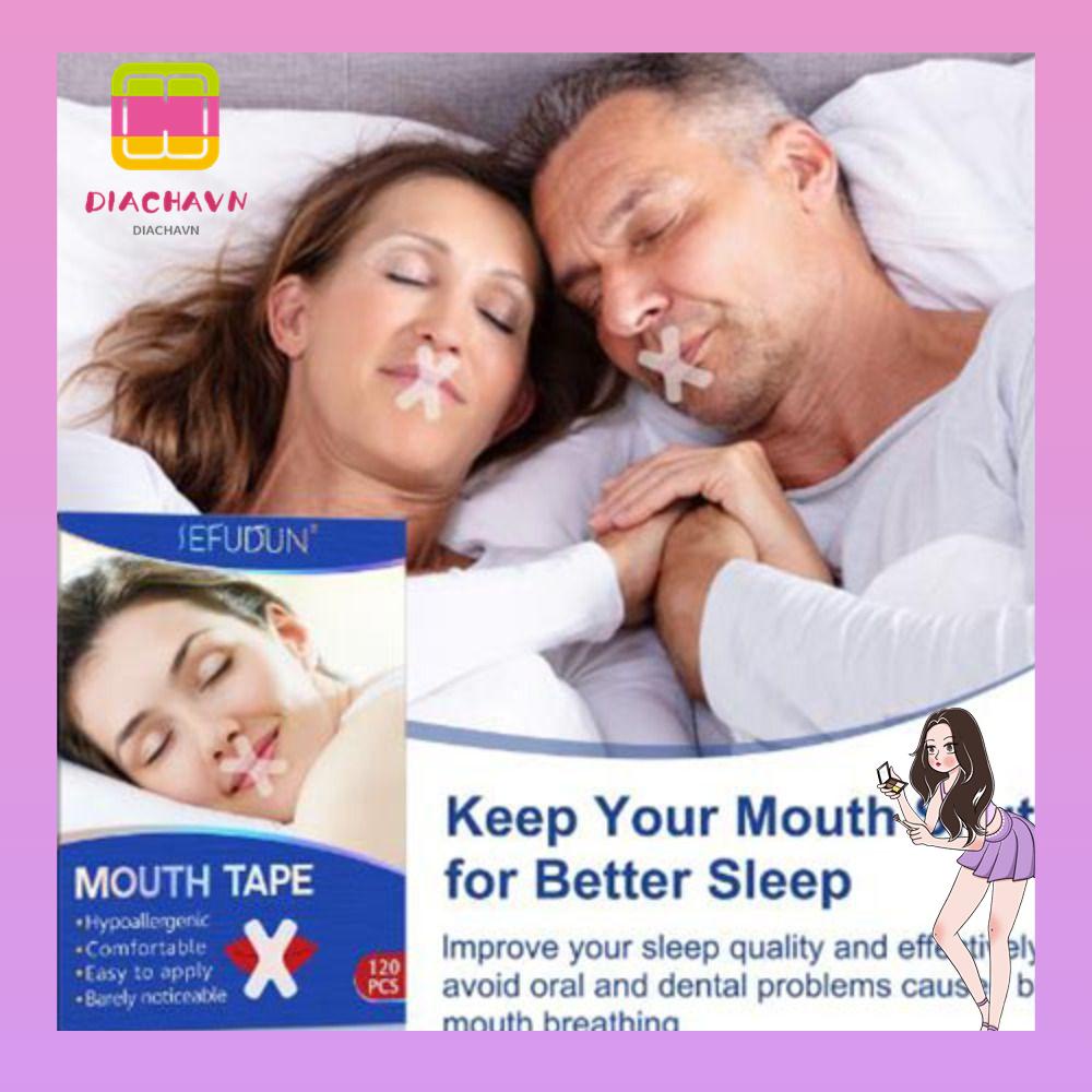 Set 120 Băng Keo Chống Ngáy Tiện Dụng Chất Lượng Cao