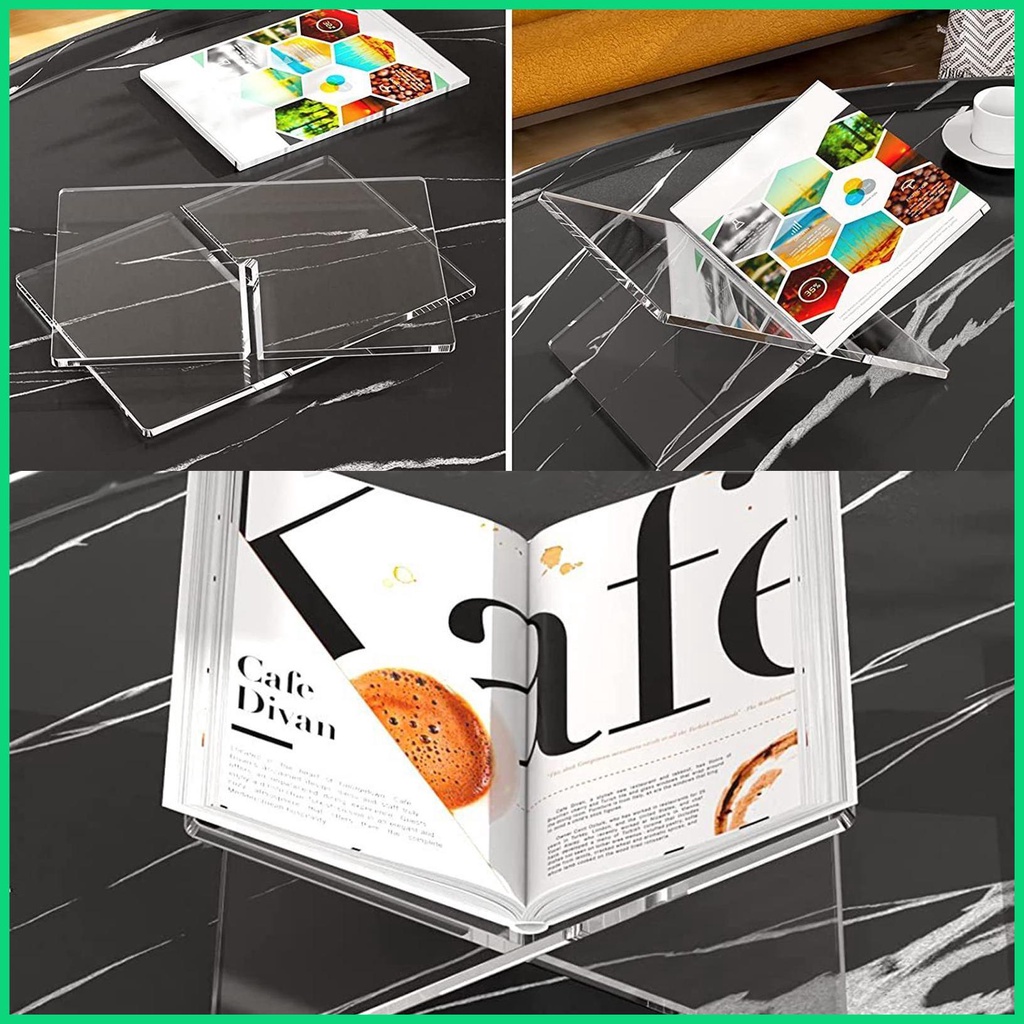 Giá Đỡ Trưng Bày Sách Bằng Acrylic Trong Suốt Đa Năng Tiện Dụng Cho jiwvn