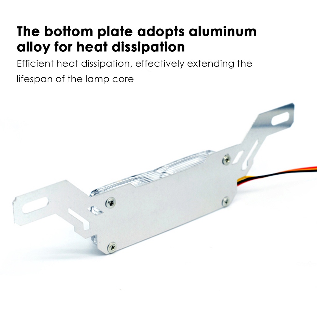 Đèn LED RGB DC 12V Nhiều Màu Sắc Gắn Biển Số Xe Mô Tô DRL Strobe