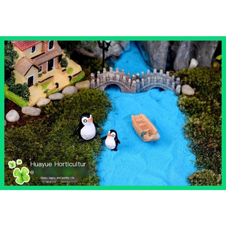 Búp Bê Chim Cánh Cụt Và Con Trai Bằng Nhựa Dễ Thương Đa Năng DIY