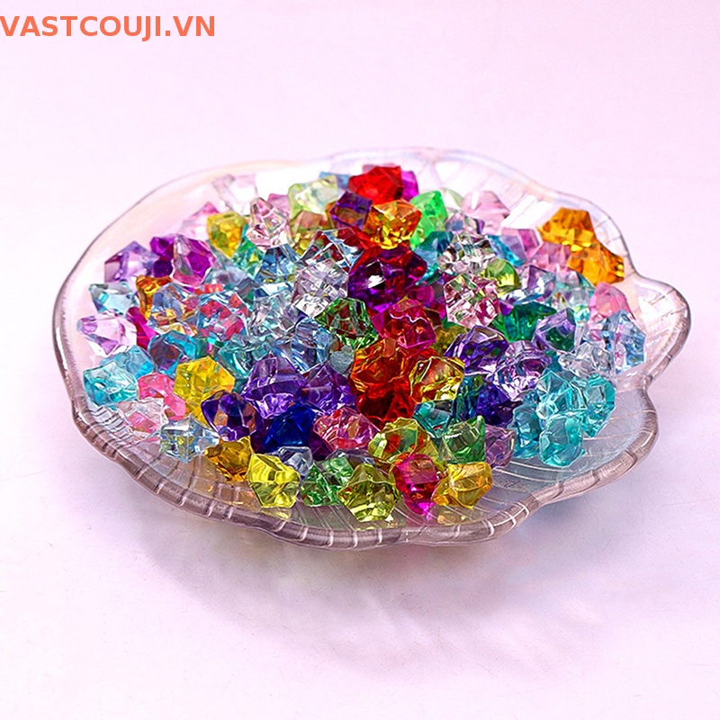 Set 20 Viên Đá Pha Lê Nhiều Màu Sắc Dùng Trang Trí Thủ Công DIY