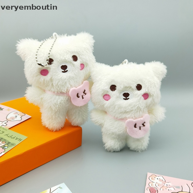 Móc Khóa Hình Chú Gấu Nhồi Bông Nhỏ Nhắn Dễ Thương