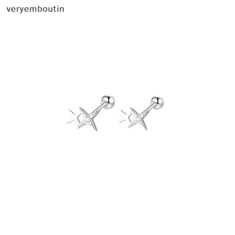 1 Đôi Bông Tai Ngôi Sao Dạng Xoắn Ốc Cho Nữ