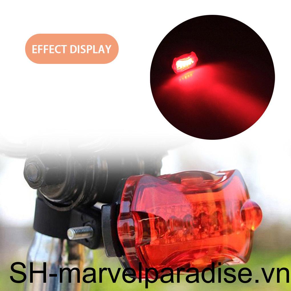 Đèn LED Cảnh Báo Gắn Đuôi Xe Đạp 7 Chế Độ Sáng Chống Va Chạm Tháo Rời Nhanh
