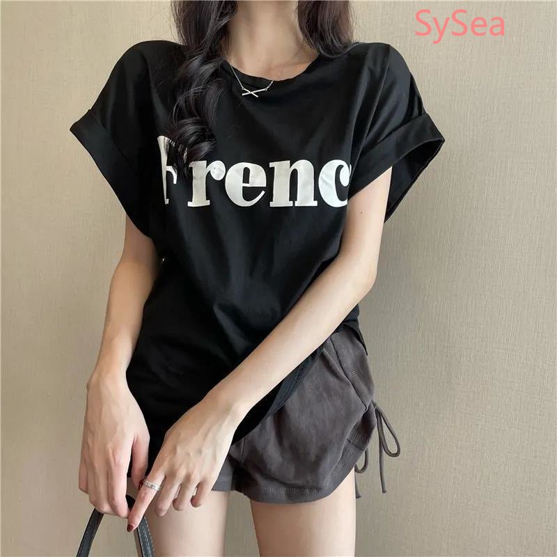 Áo Thun Nữ Ngắn Tay Cổ Tròn Thời Trang Hàn