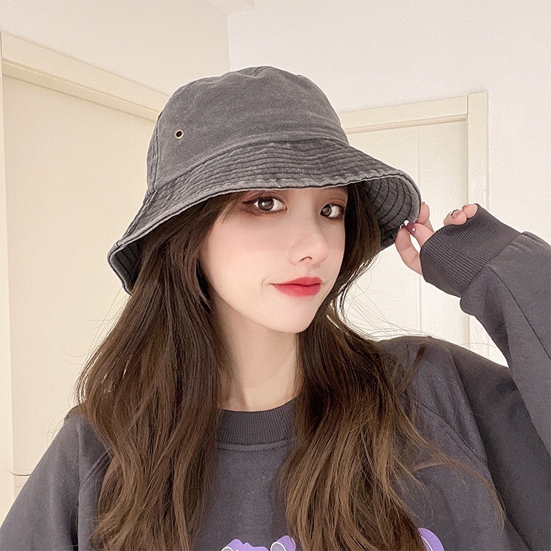 Nón Tai Bèo Denim Vành Rộng Mềm Mại Chống Tia UV Thoáng Khí Thời Trang Mùa Hè Cho Nam Và Nữ