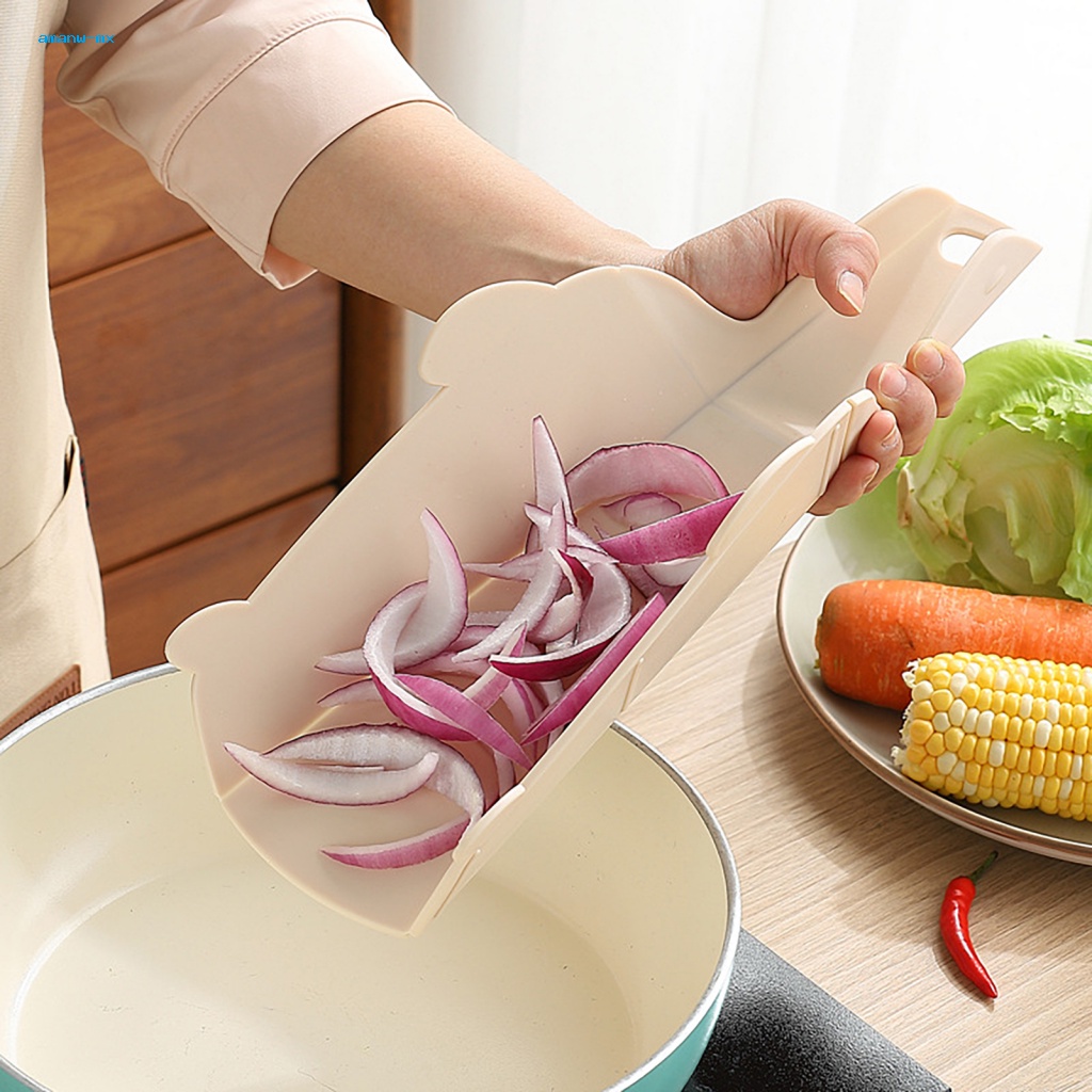 Thớt Cắt Thực Phẩm Chống Trượt Chống Bẩn Có Thể Gấp Gọn Tiện Dụng Cho Nhà Bếp
