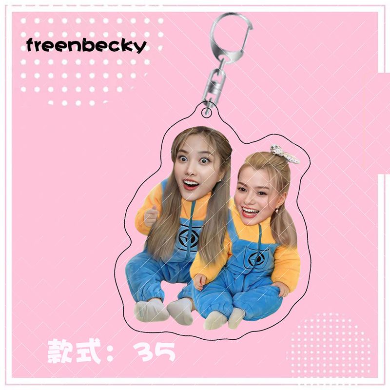 Freenbecky Móc Khóa Acrylic Hai Mặt Trong Suốt Dùng Làm Quà Tặng Cho Bạn Gái