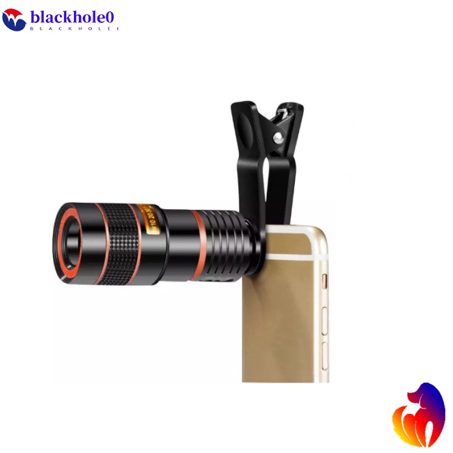 Ống Kính Macro HD Phóng To 12x 8x Có Kẹp Gắn Điện Thoại / Máy Ảnh