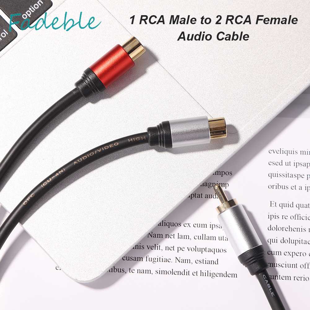 Cáp ChuyểN ĐổI Âm Thanh Chia HìNh Chữ Y 1 ĐầU CắM Sang 2Rca Chuyên Dụ
