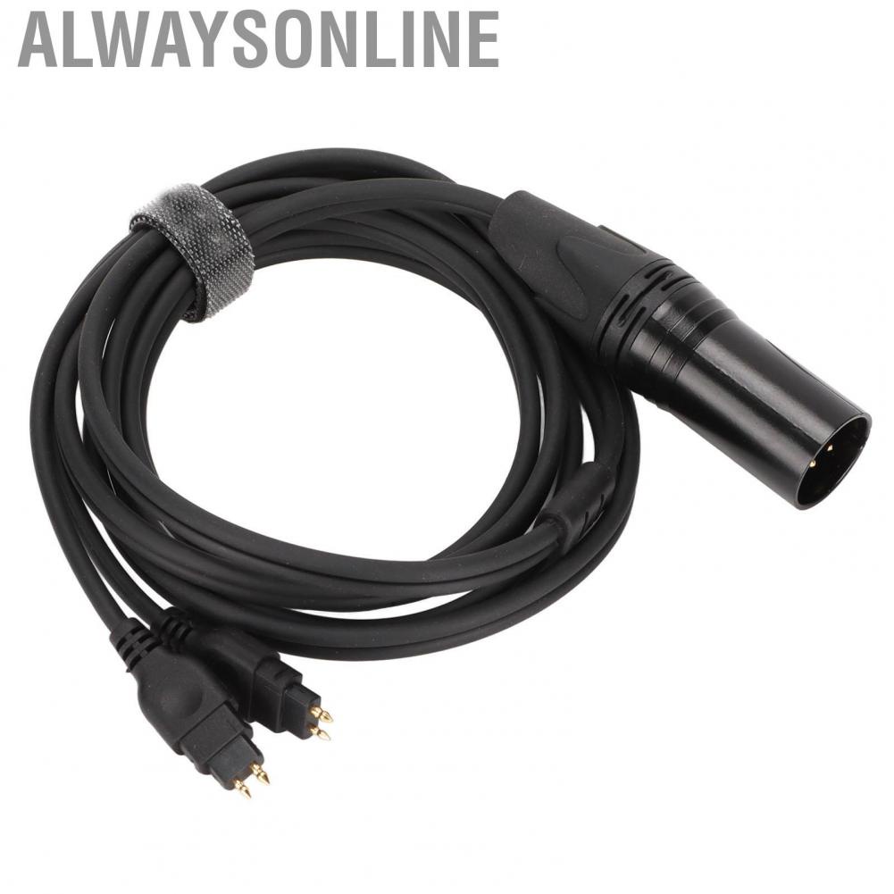 Alwaysonline HD650/600/580/660S/58X/565/545/535 Headphone Cable 4 Pin XLR Male