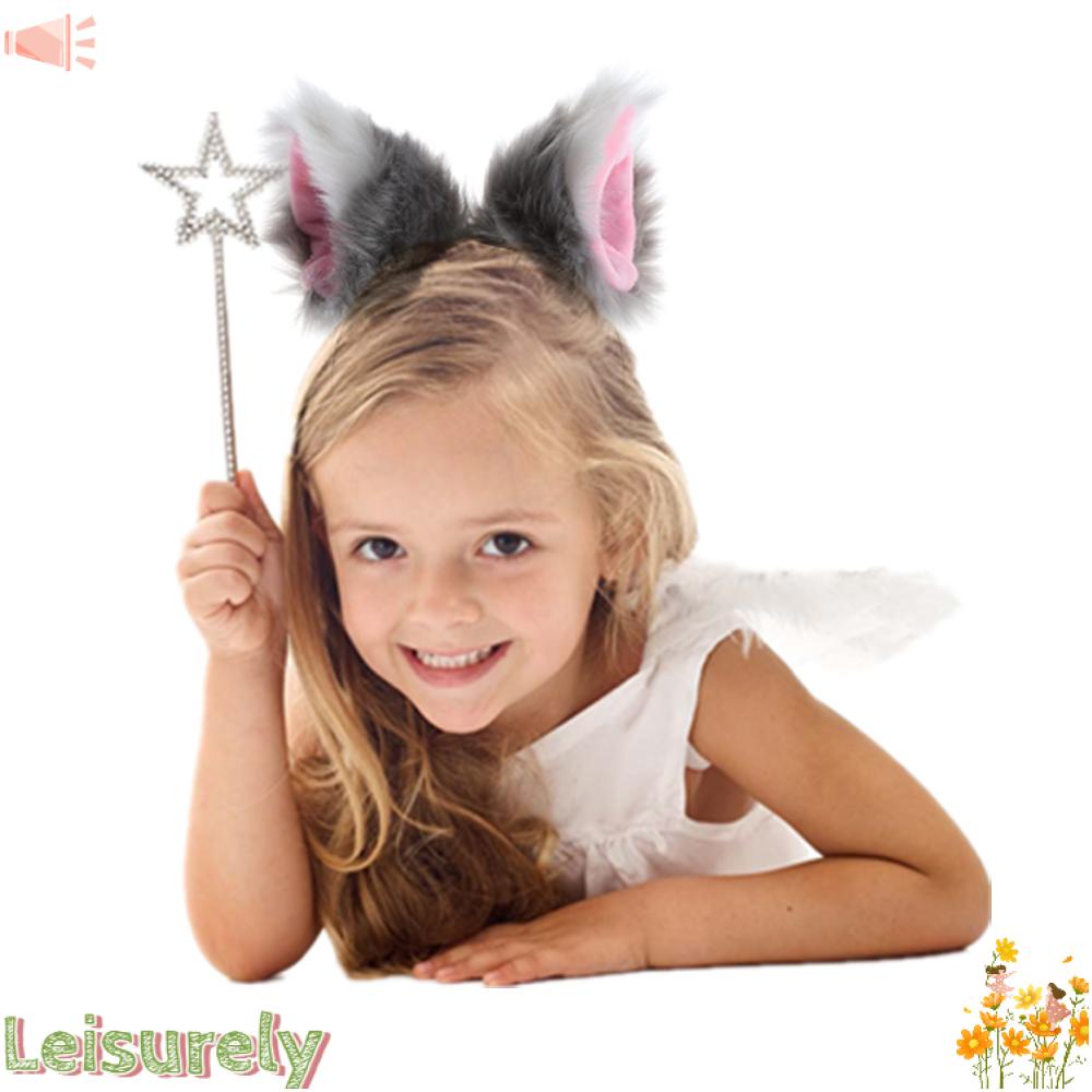 Kẹp Tóc Tai Mèo Mềm Mại Hóa Trang Thủ Công