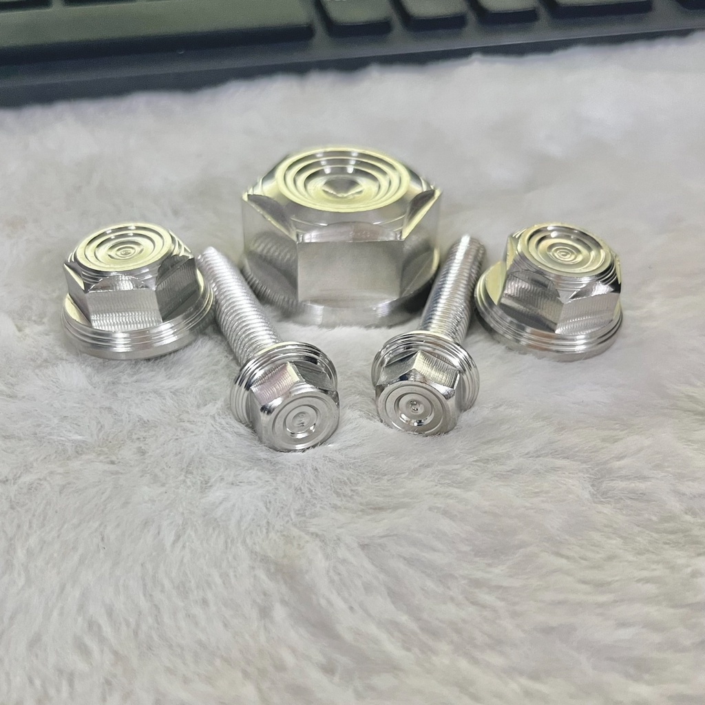 Ốc chảng ba dàn đầu Raider, Satria, Sonic Inox 304
