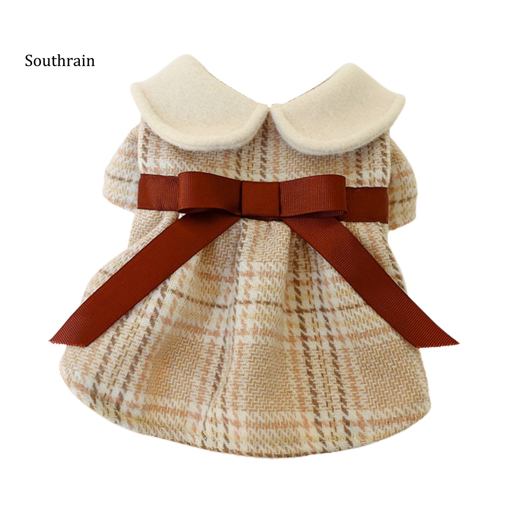 Áo Khoác Giữ Ấm Mùa Đông Thiết Kế Kẻ Sọc Đơn Giản Cho Cún Cưng