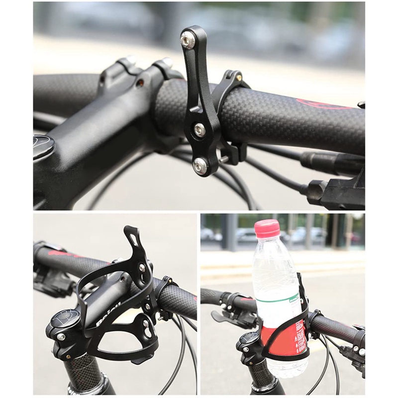 Giá Đỡ Bình Nước Bằng Hợp Kim Nhôm Gắn Yên Xe Đạp Leo Núi