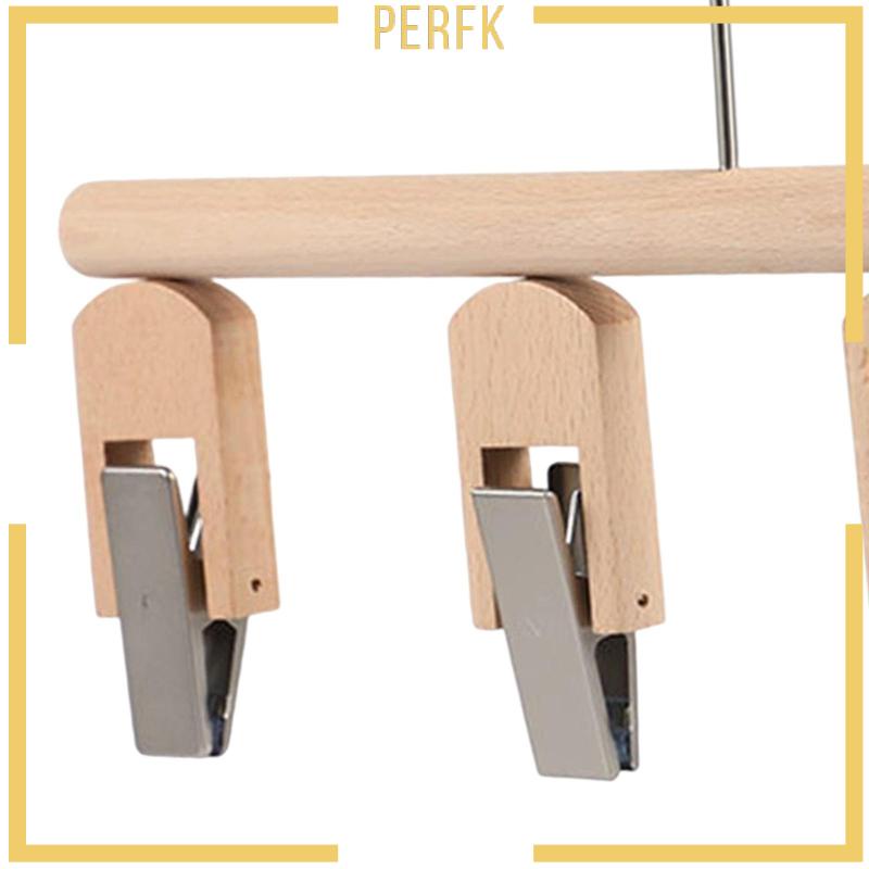 [Perfk] Móc Gỗ Treo Cà Vạt Thắt Lưng Quần Áo Sắp Xếp Gọn Gàng Cho Tủ