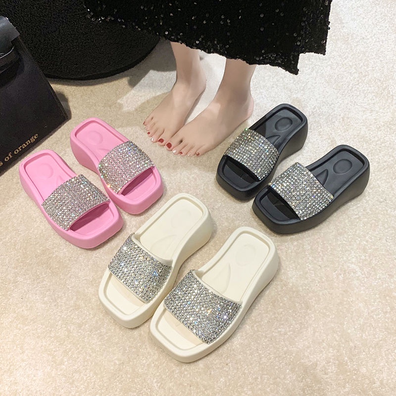 Dép Sandal Đế Xuồng Chống Trượt Thời Trang Mùa Hè Dành Cho Nữ