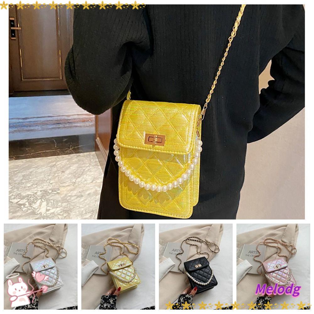 Túi Đeo Chéo Đựng Điện Thoại Thiết Kế Nhỏ Nhắn Có Khóa Thời Trang Cao Cấp Cho Nữ