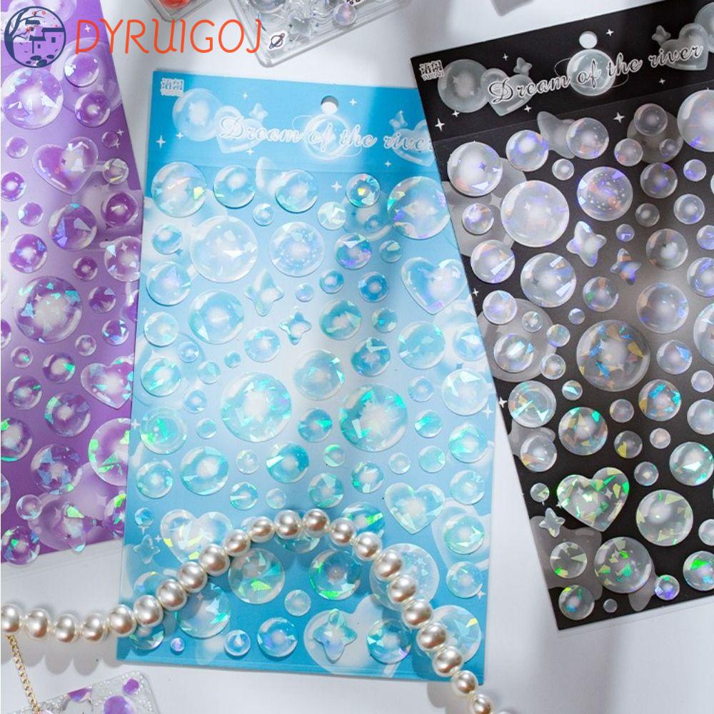 Miếng Dán Bong Bóng Lấp Lánh Dùng Trang Trí Sổ Tay DIY