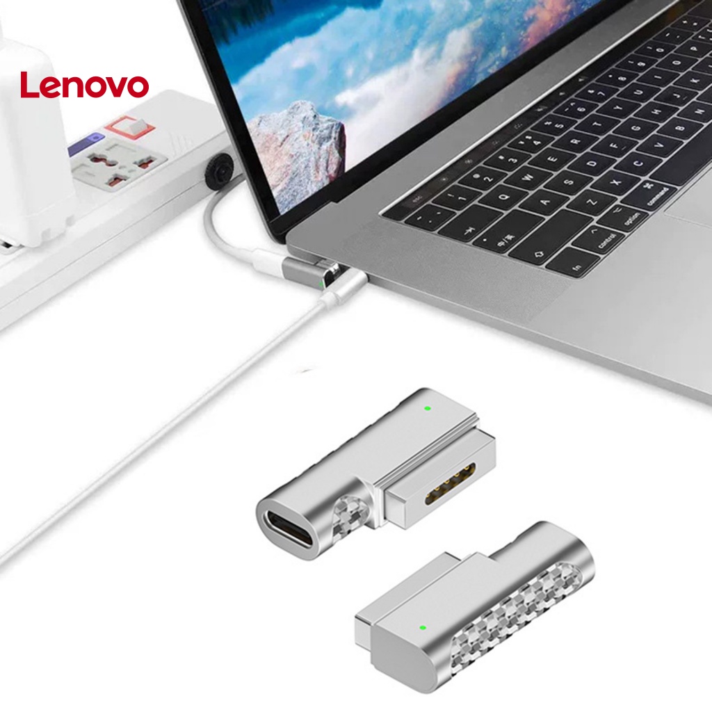 Bộ Chuyển Đổi Từ Tính Cổng Sạc USB C Bằng Hợp Kim Kẽm Màu Trơn Họa Tiết Hoa Hướng Dương Loại C Có Đèn LED Cho Máy Tính