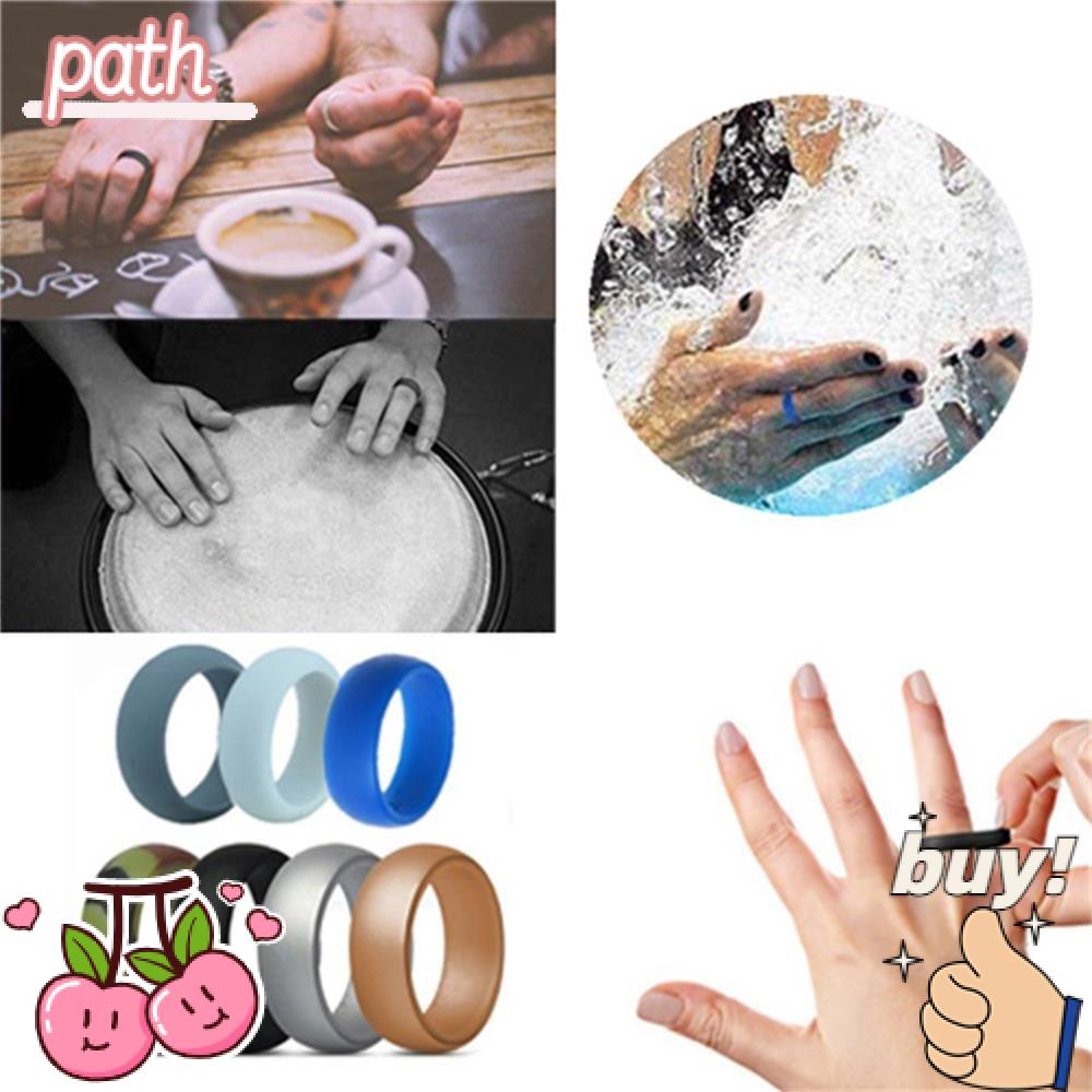 Nhẫn Silicone Thể Thao Thời Trang Cho Nam Nữ