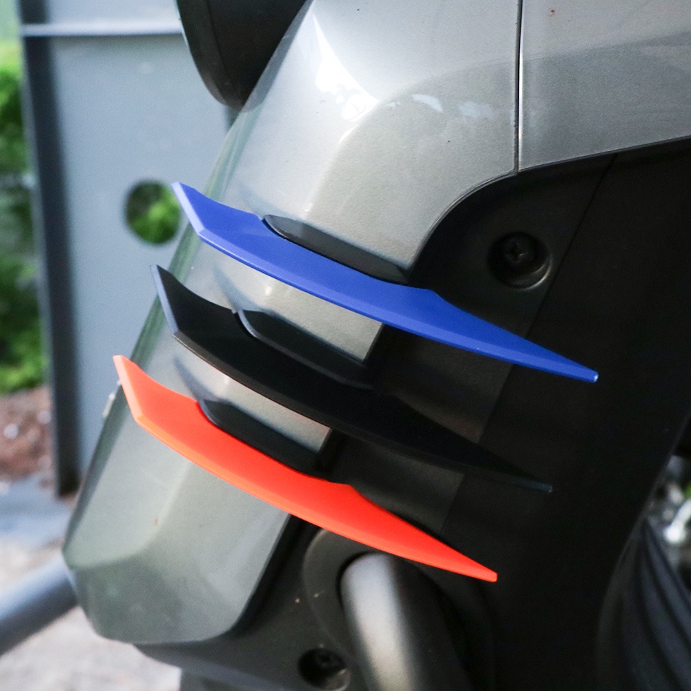 Ronxmor Bộ 2 Miếng Dán Trang Trí Cánh Lướt Gió Xe Máy Điện / Xe Đạp Điện